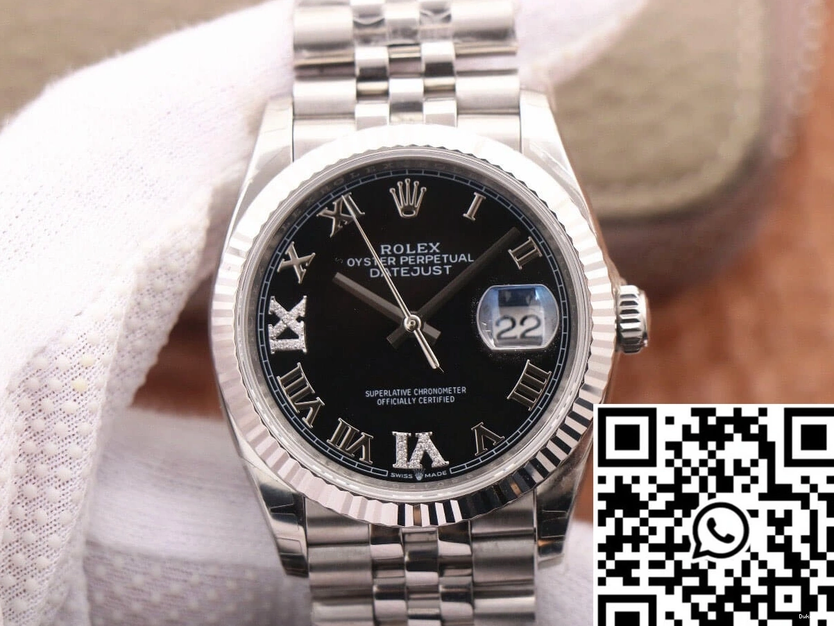 Rolex Datejust Dial M126233 EW Factory Diamond-set Black 0109